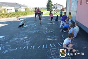 Otroci v Ljutomeru in Stročji vasi del Evropskega tedna mobilnosti 11